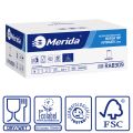 Ręczniki papierowe w roli z adaptorem, MERIDA TOP AUTOMATIC MAXI ECOLABEL, dwuwarstwowe, białe, średnica 19 cm, długość 140 m, karton 6 rolek